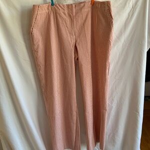 JCrew seersucker stipe wide leg pants - P12